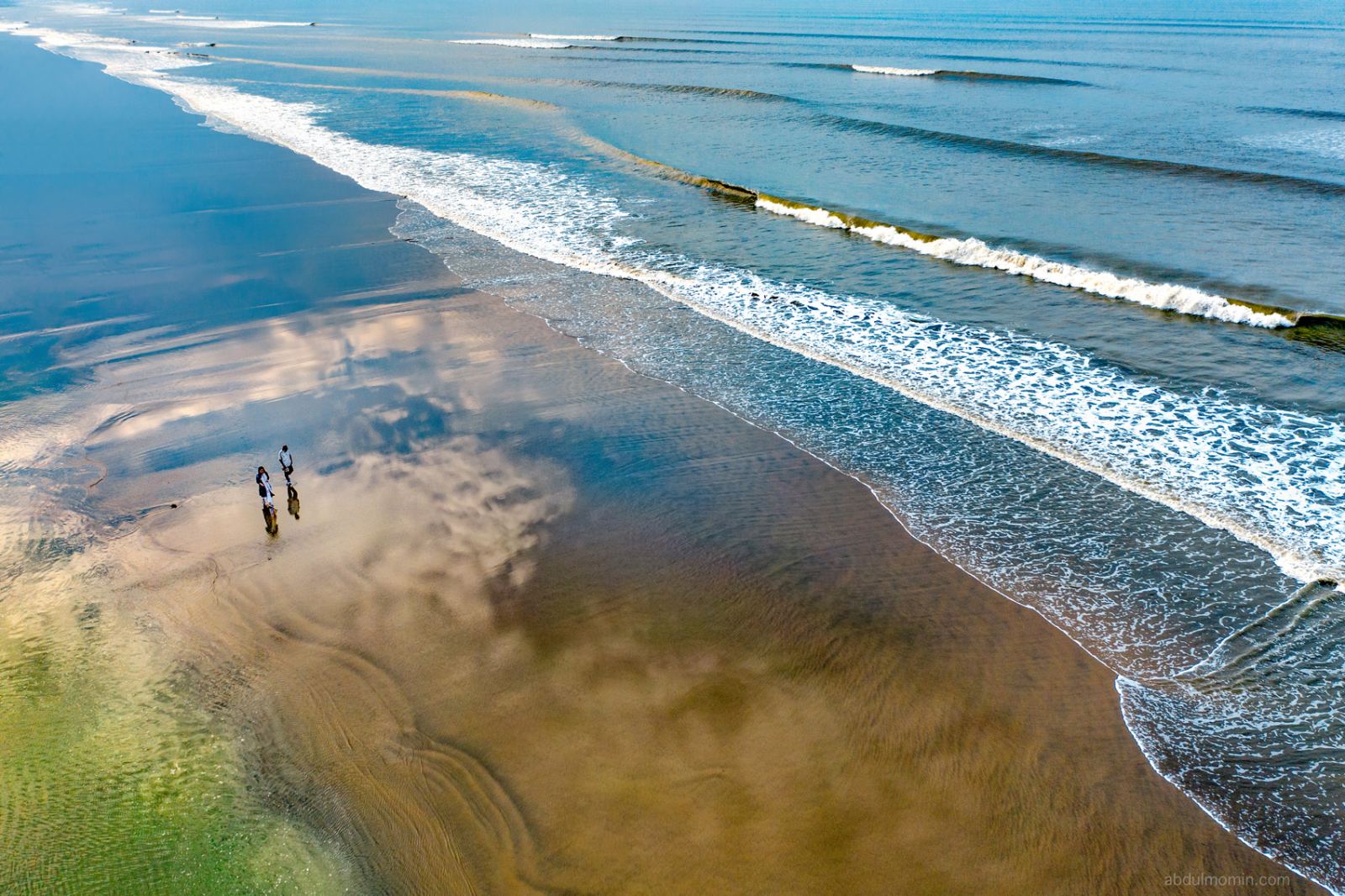 Moon Boats on the Coastal Surf