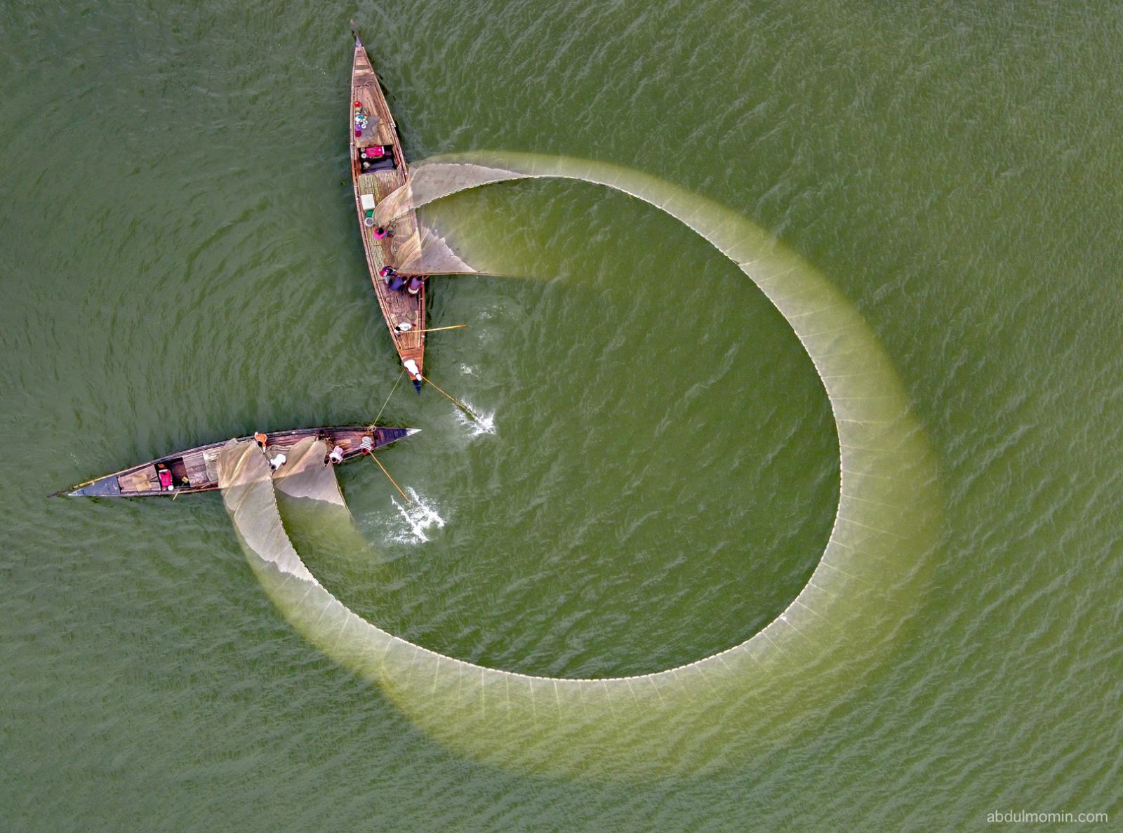 Red Chili and Fishing with Huge Nets Photography