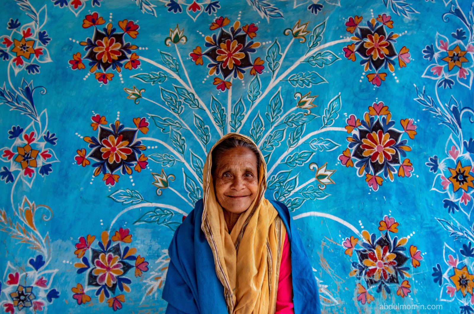Colorful Hand-Painted Mud Houses in Tikoil