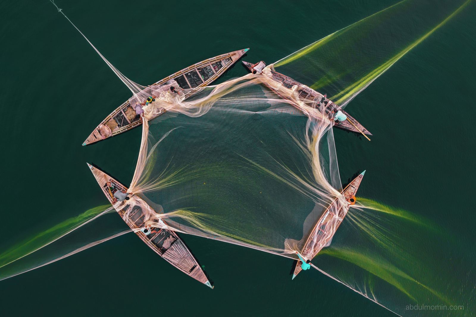 Fishing with Huge Net