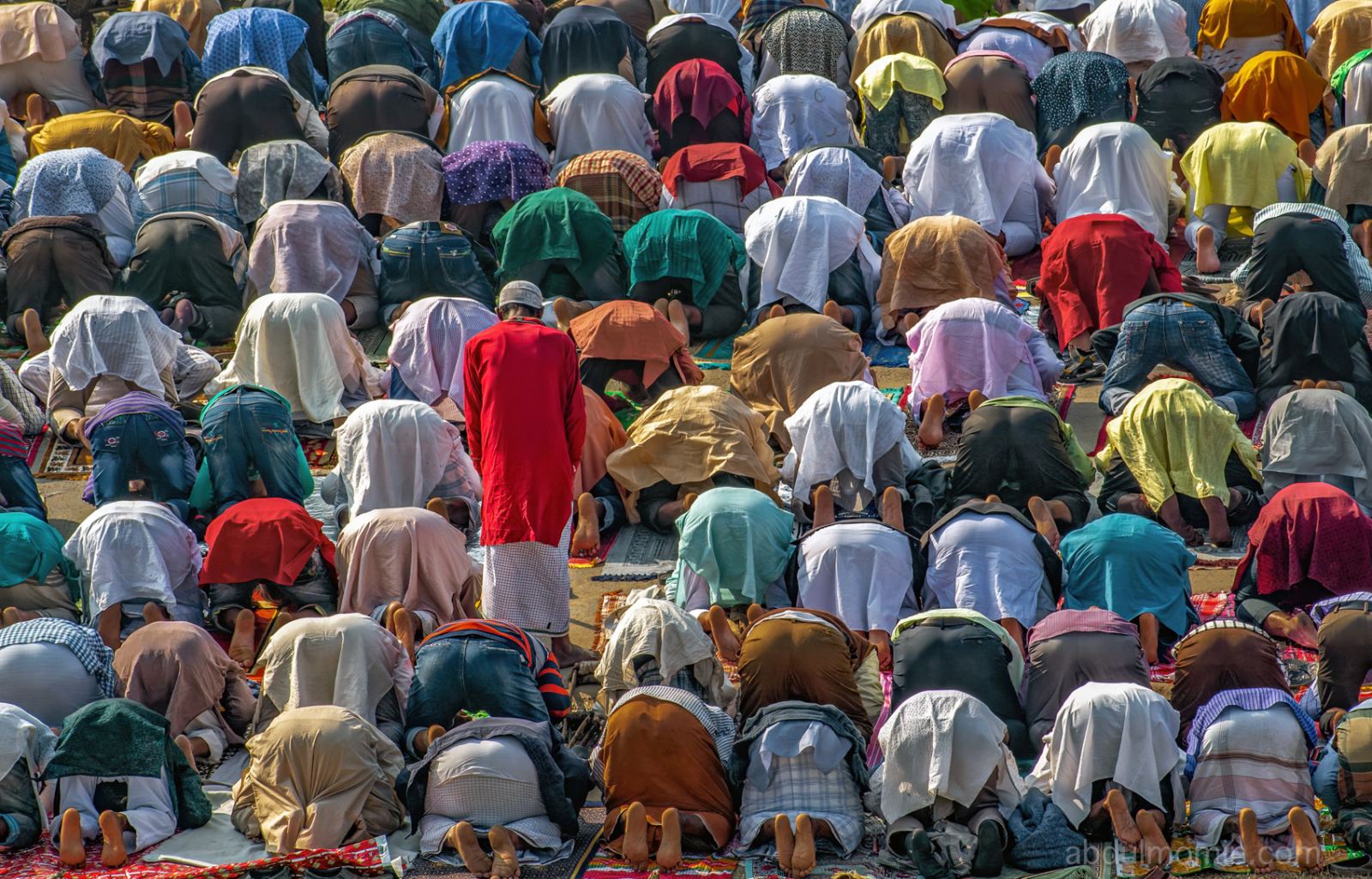 Dhaka Muslim Congregation on Street