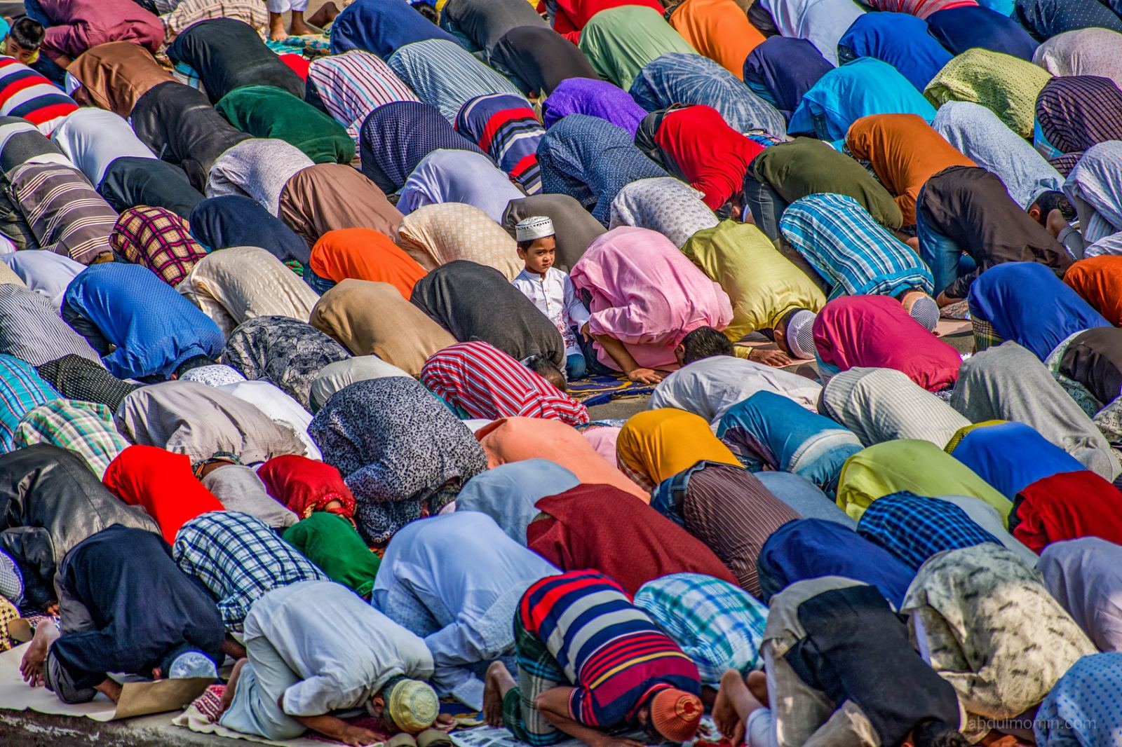 Dhaka Muslim Congregation on Street