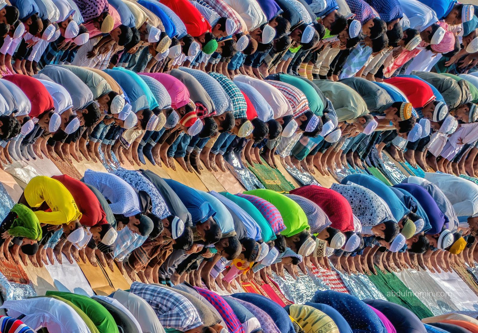 Dhaka Muslim Congregation on Street