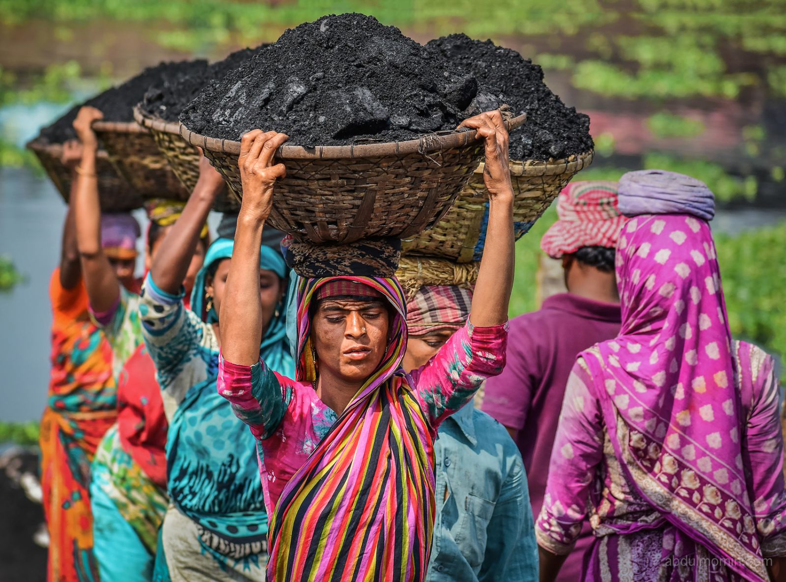 Dhaka Street Photography, Coal Port, Shipyards, & Petal-Shaped Boat Arrangements