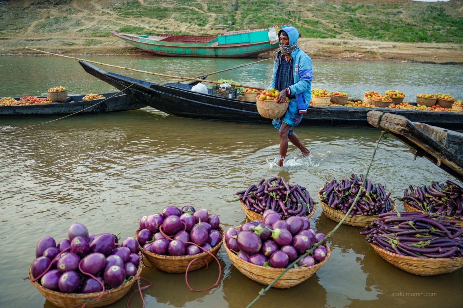 Huge Tomato Market at Kanaighat and Sylhet Landscape Photography