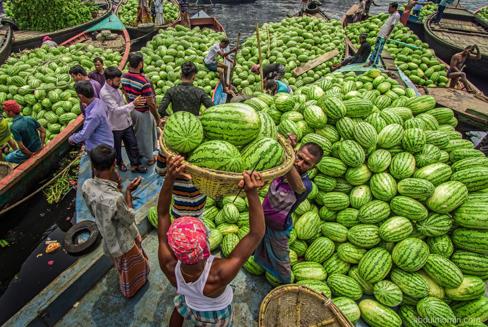 Coal Workers & Watermelon Boats