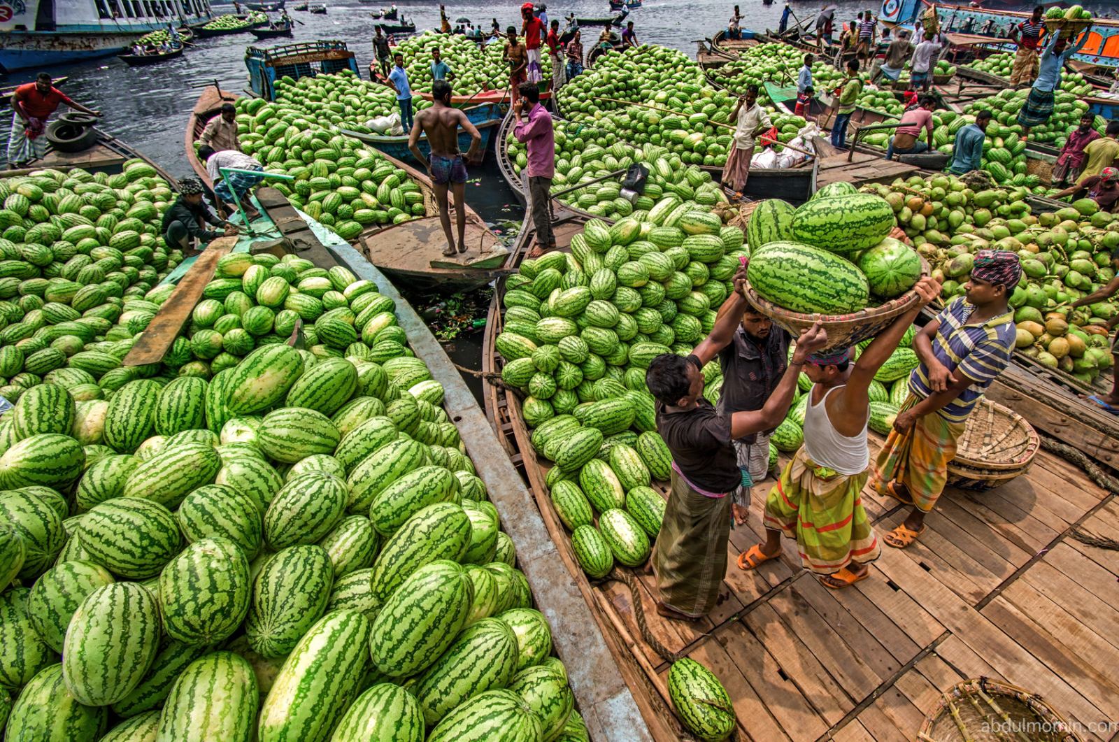 Coal Workers & Watermelon Boats