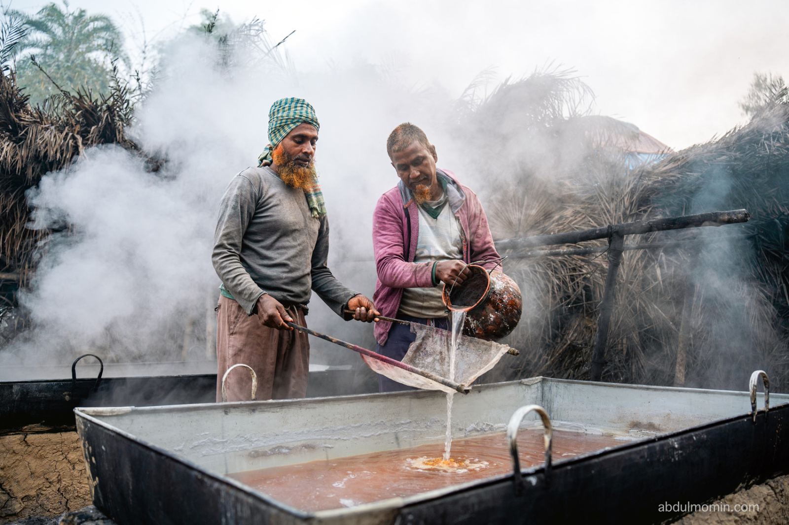 The Date Palm Sap (Khejur Rosh) Boil-Down Yards