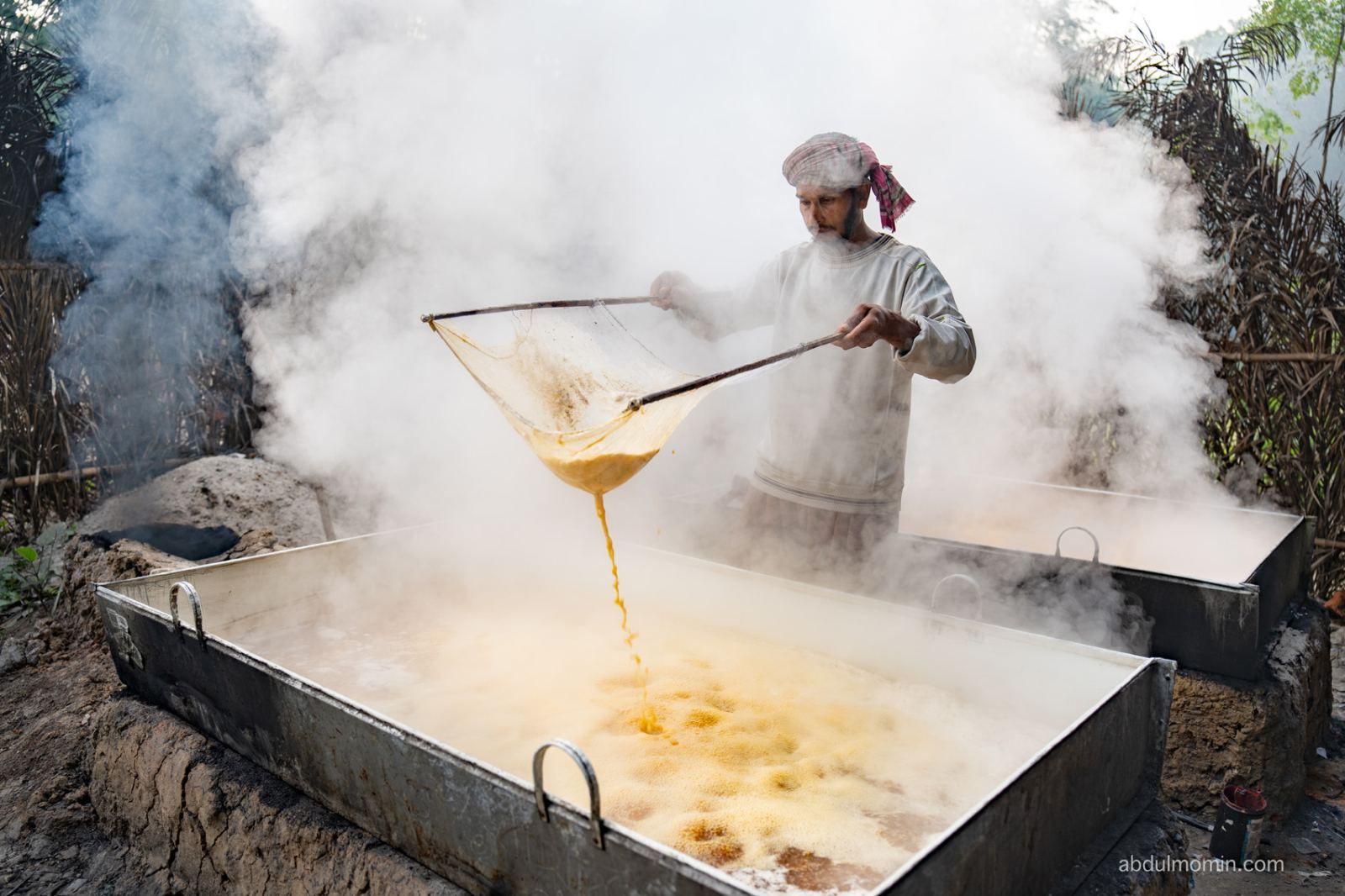 The Date Palm Sap (Khejur Rosh) Boil-Down Yards