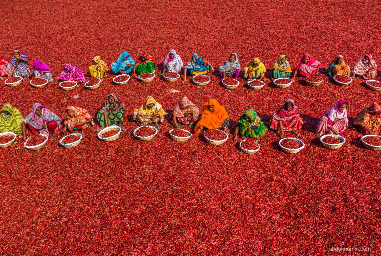 Riverbank Red Chili Drying Flats